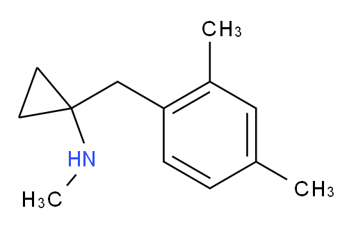 1-[(2,4-dimethylphenyl)methyl]-N-methylcyclopropan-1-amine