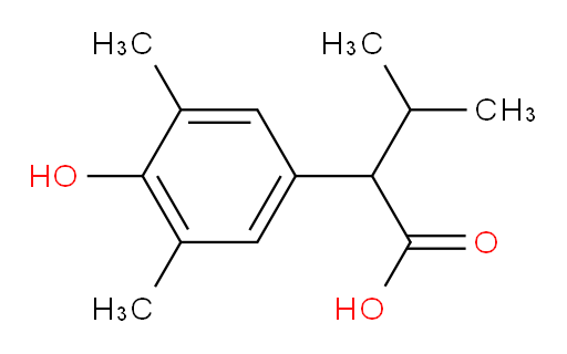 2-(4-hydroxy-3,5-dimethylphenyl)-3-methylbutanoic acid