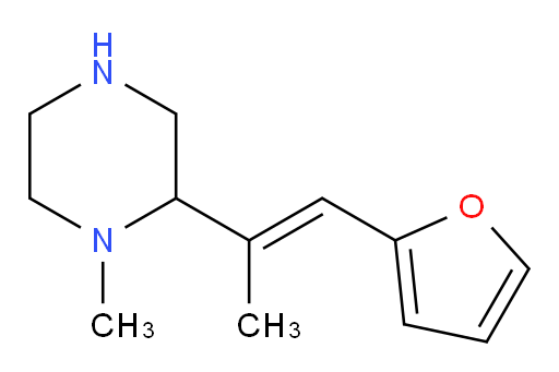 2-[1-(furan-2-yl)prop-1-en-2-yl]-1-methylpiperazine