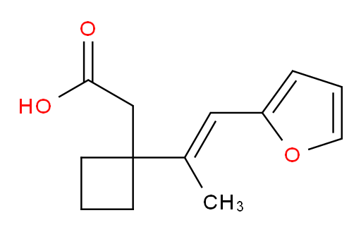 2-{1-[1-(furan-2-yl)prop-1-en-2-yl]cyclobutyl}acetic acid