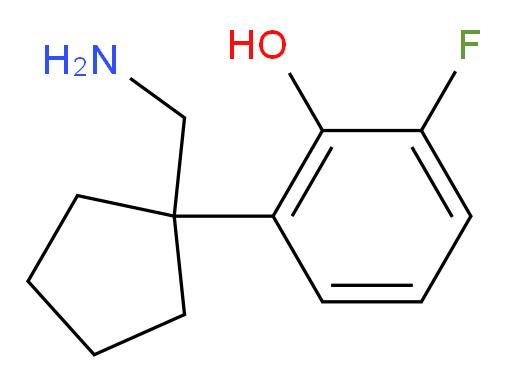 2-[1-(aminomethyl)cyclopentyl]-6-fluorophenol