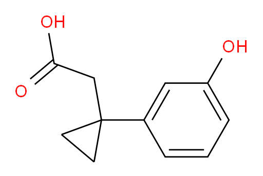 2-[1-(3-hydroxyphenyl)cyclopropyl]acetic acid