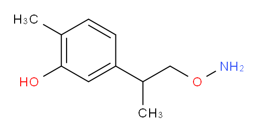 5-[1-(aminooxy)propan-2-yl]-2-methylphenol