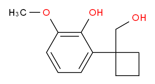 2-[1-(hydroxymethyl)cyclobutyl]-6-methoxyphenol