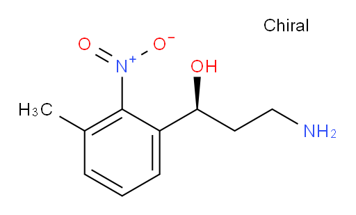 (1S)-3-amino-1-(3-methyl-2-nitrophenyl)propan-1-ol