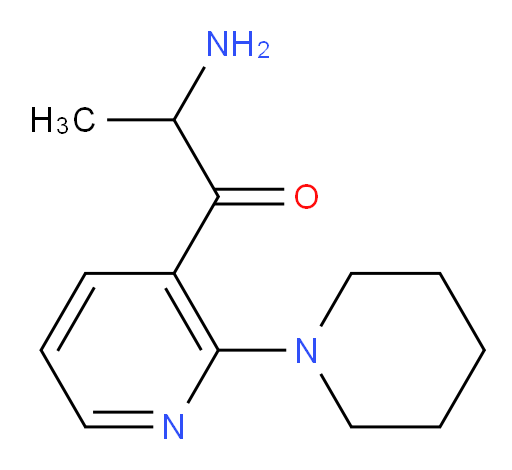 2-amino-1-[2-(piperidin-1-yl)pyridin-3-yl]propan-1-one