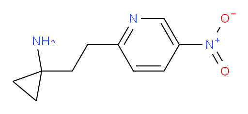 1-[2-(5-nitropyridin-2-yl)ethyl]cyclopropan-1-amine
