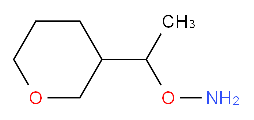O-[1-(oxan-3-yl)ethyl]hydroxylamine