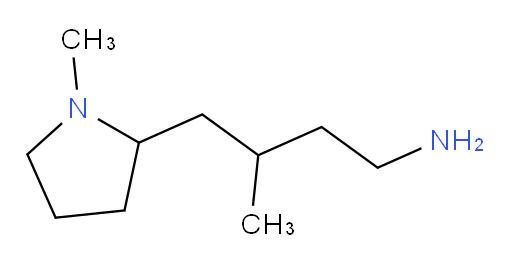 3-methyl-4-(1-methylpyrrolidin-2-yl)butan-1-amine
