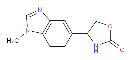 4-(1-methyl-1H-1,3-benzodiazol-5-yl)-1,3-oxazolidin-2-one