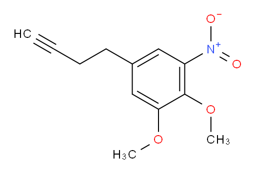 5-(but-3-yn-1-yl)-1,2-dimethoxy-3-nitrobenzene