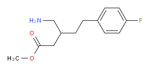 methyl 3-(aminomethyl)-5-(4-fluorophenyl)pentanoate