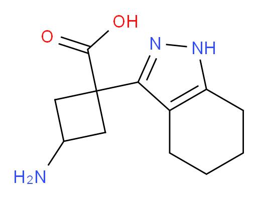 3-amino-1-(4,5,6,7-tetrahydro-1H-indazol-3-yl)cyclobutane-1-carboxylic acid