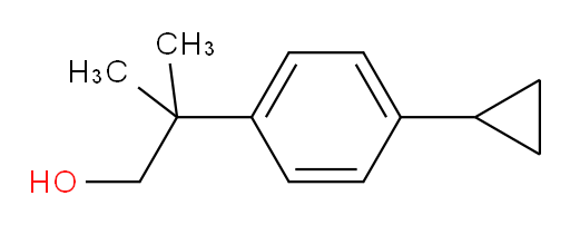 2-(4-cyclopropylphenyl)-2-methylpropan-1-ol