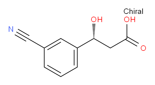 (3R)-3-(3-cyanophenyl)-3-hydroxypropanoic acid