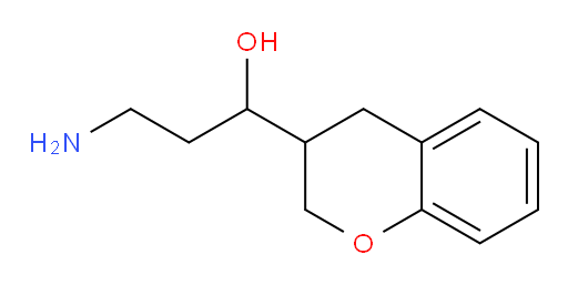 3-amino-1-(3,4-dihydro-2H-1-benzopyran-3-yl)propan-1-ol