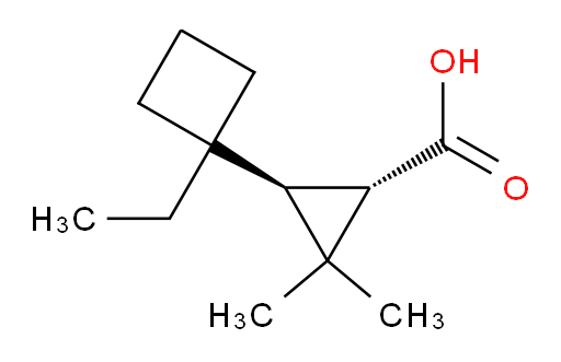 rac-(1R,3S)-3-(1-ethylcyclobutyl)-2,2-dimethylcyclopropane-1-carboxylic acid