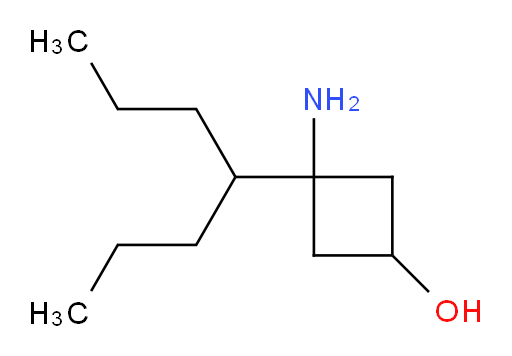 3-amino-3-(heptan-4-yl)cyclobutan-1-ol