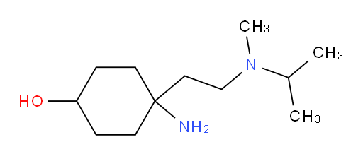 4-amino-4-{2-[methyl(propan-2-yl)amino]ethyl}cyclohexan-1-ol