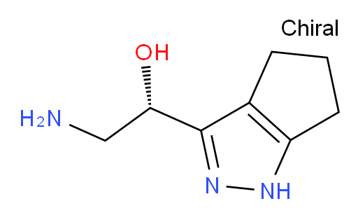 (1S)-2-amino-1-{1H,4H,5H,6H-cyclopenta[c]pyrazol-3-yl}ethan-1-ol