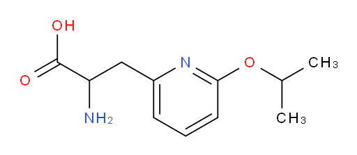 2-amino-3-[6-(propan-2-yloxy)pyridin-2-yl]propanoic acid