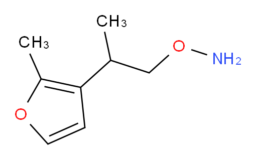 O-[2-(2-methylfuran-3-yl)propyl]hydroxylamine