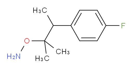 O-[3-(4-fluorophenyl)-2-methylbutan-2-yl]hydroxylamine