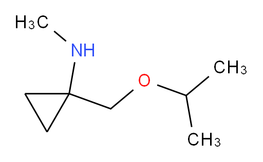 N-methyl-1-[(propan-2-yloxy)methyl]cyclopropan-1-amine