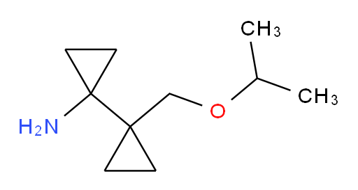 1-{1-[(propan-2-yloxy)methyl]cyclopropyl}cyclopropan-1-amine