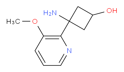 3-amino-3-(3-methoxypyridin-2-yl)cyclobutan-1-ol