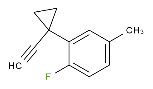 2-(1-ethynylcyclopropyl)-1-fluoro-4-methylbenzene