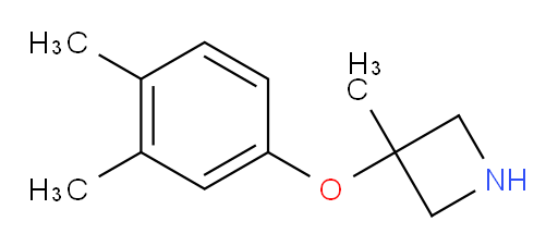 3-(3,4-dimethylphenoxy)-3-methylazetidine