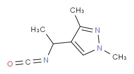 4-(1-isocyanatoethyl)-1,3-dimethyl-1H-pyrazole