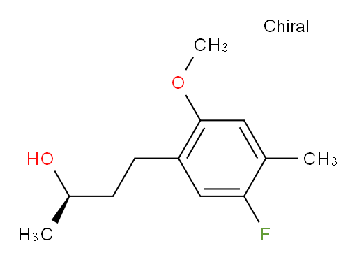 (2R)-4-(5-fluoro-2-methoxy-4-methylphenyl)butan-2-ol