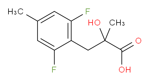 3-(2,6-difluoro-4-methylphenyl)-2-hydroxy-2-methylpropanoic acid