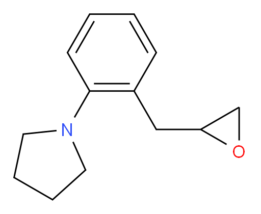 1-{2-[(oxiran-2-yl)methyl]phenyl}pyrrolidine