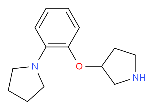 1-[2-(pyrrolidin-3-yloxy)phenyl]pyrrolidine
