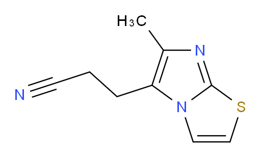 3-{6-methylimidazo[2,1-b][1,3]thiazol-5-yl}propanenitrile