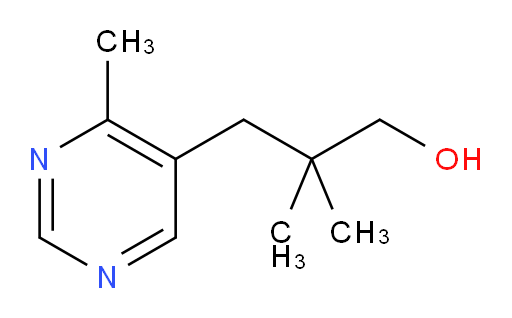 2,2-dimethyl-3-(4-methylpyrimidin-5-yl)propan-1-ol