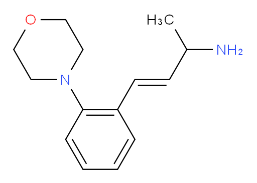 4-[2-(morpholin-4-yl)phenyl]but-3-en-2-amine