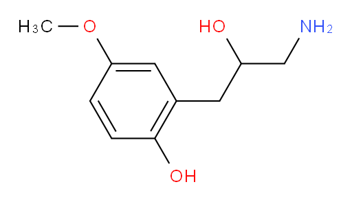 2-(3-amino-2-hydroxypropyl)-4-methoxyphenol