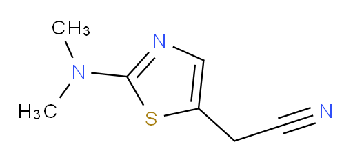 2-[2-(dimethylamino)-1,3-thiazol-5-yl]acetonitrile