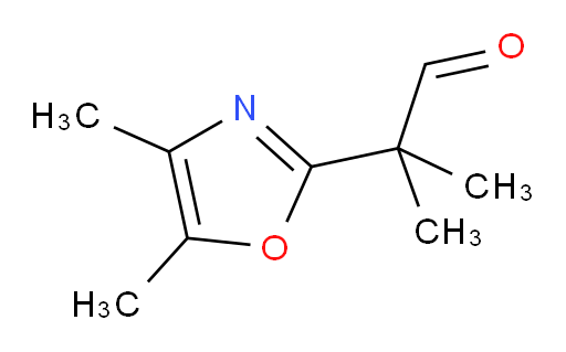 2-(dimethyl-1,3-oxazol-2-yl)-2-methylpropanal