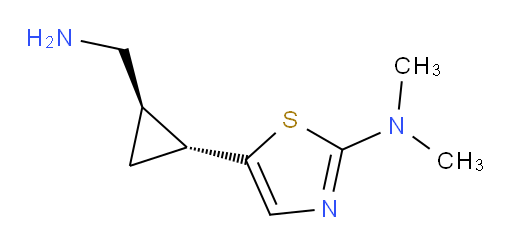 rac-5-[(1R,2R)-2-(aminomethyl)cyclopropyl]-N,N-dimethyl-1,3-thiazol-2-amine