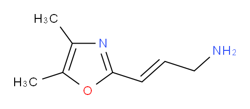 3-(dimethyl-1,3-oxazol-2-yl)prop-2-en-1-amine