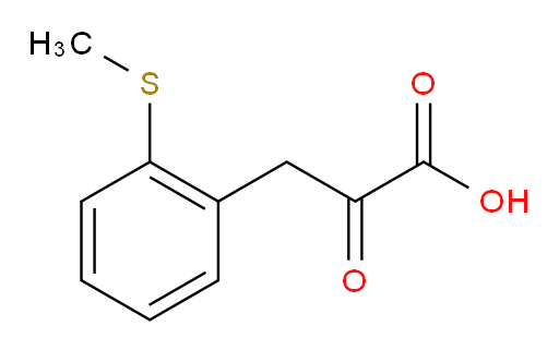 3-[2-(methylsulfanyl)phenyl]-2-oxopropanoic acid