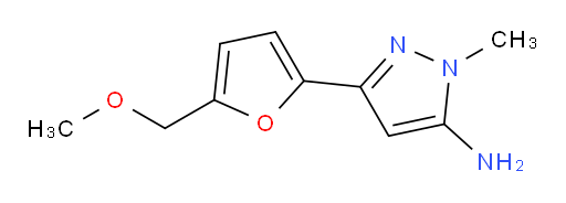 3-[5-(methoxymethyl)furan-2-yl]-1-methyl-1H-pyrazol-5-amine