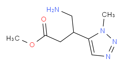 methyl 4-amino-3-(1-methyl-1H-1,2,3-triazol-5-yl)butanoate
