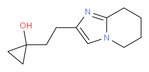 1-(2-{5H,6H,7H,8H-imidazo[1,2-a]pyridin-2-yl}ethyl)cyclopropan-1-ol