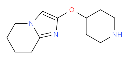 4-{5H,6H,7H,8H-imidazo[1,2-a]pyridin-2-yloxy}piperidine